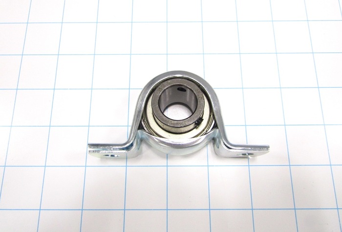 Mounted Bearing Units, Pillow Block Housing Type, 20 mm Inside Diameter, 8 mm Mounting Holes, 98.4 mm Overall Length, 49.9 mm Height, 31.7 mm Width, 1 Gal.