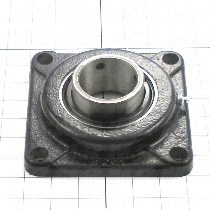 Mounted Bearing Units, Roller, Four-Bolt Square Flange Housing Type, 2.19" Inside Diameter