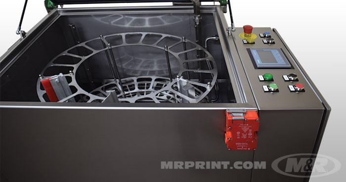 Can clean up to 24 squeegees and/or floodbars at a time