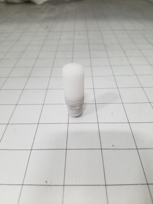 Muffler, 1/4 NPT Port Size IN, 30 dB Noise Reduction, 90 sqmm Effective Area