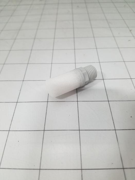 Muffler, 1/4 NPT Port Size IN, 30 dB Noise Reduction, 90 sqmm Effective Area