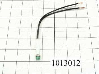 Neon Lamp, Green, 115VAC