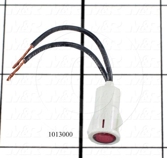 Neon Lamp, Red, 115VAC