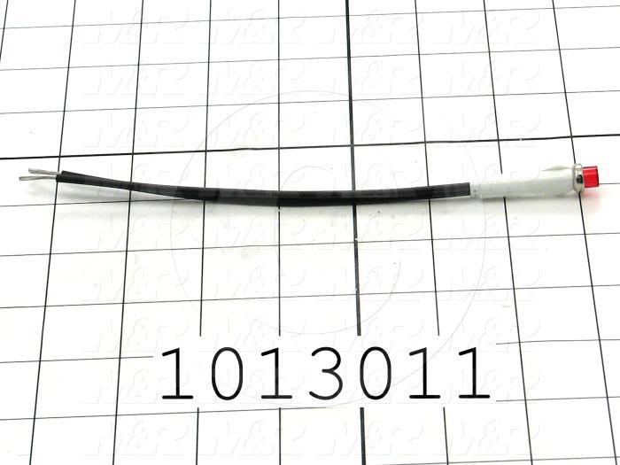 Neon Lamp, Red, 115VAC