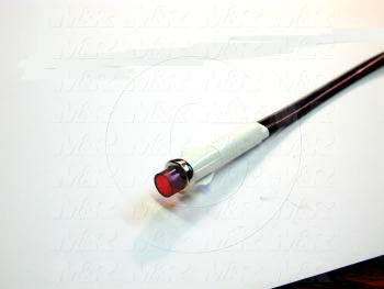 Neon Lamp, Red, 115VAC