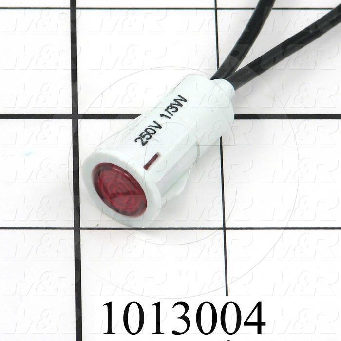 Neon Lamp, Red, 230VAC