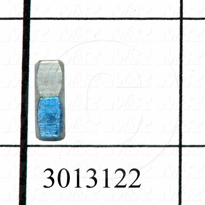 Nuts, Finish Hex Jam, 5/16-18 Thread Size, Right Hand, Steel, Zinc