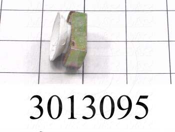 Nuts, Twirl, 3/8-16 Thread Size, Right Hand, Steel