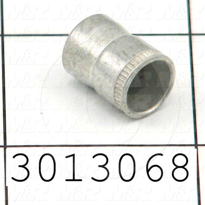 Nutsert, AT Type, Thread Size 1/4"-20, Outside Diameter 0.396", Overall Length 0.530"