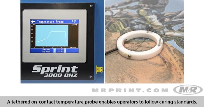 Sprint 3000 DHZ Gas Screen Printing Conveyor Dryer -  Temperature Probe