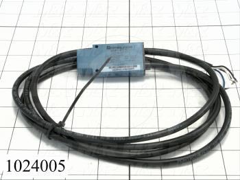 Photoeletric Sensor, 4mm threaded, Retro-reflective, 3m Sensing Range, NPN, 5m Cable