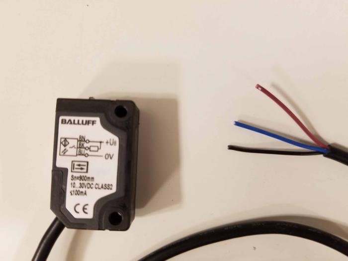 Photoeletric Sensor, Photo Detector Sensor, 0-900MM Sensing Range, NPN, 10-30VDC, 2m Cable