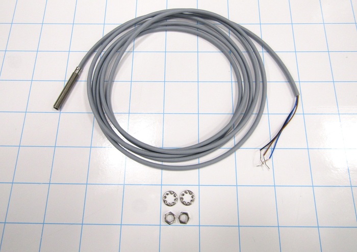 Photoeletric Sensor, Round, Diffuse, 20mm Sensing Range, NPN, 10-30VDC