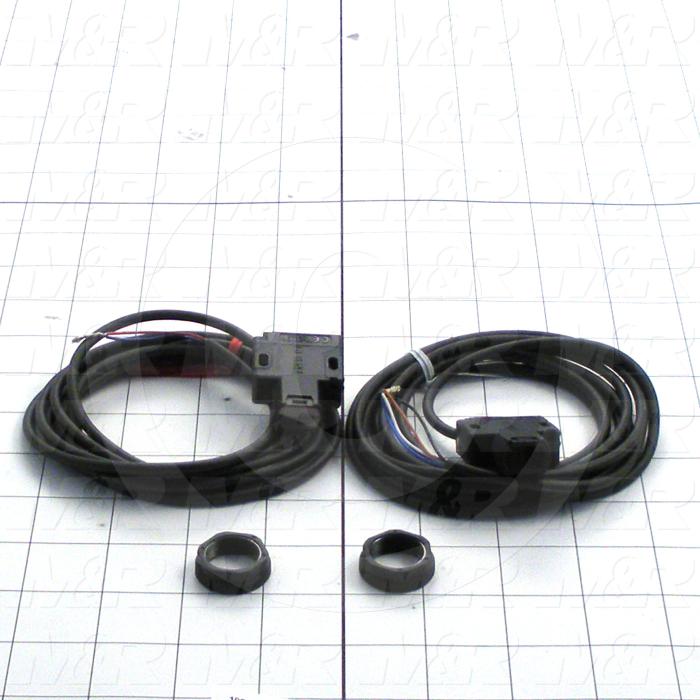 Photoeletric Sensor, Seft-Contained, 4mm threaded, Through-Beam, 20m Sensing Range, 10-30VDC