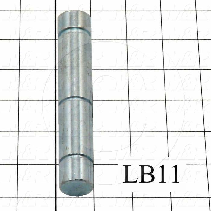 Pin, Clevis Pin, 0.242" Diameter, 1.406" Overall Length, Steel Material, Cadmium Finish