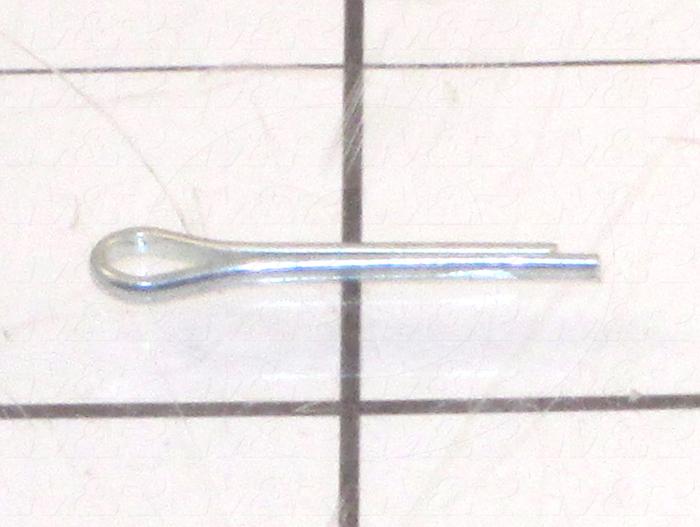 Pin, Cotter, 0.094" Diameter, 0.750" Overall Length, Steel Material, Zinc Finish