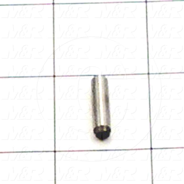 Pin, Dowel Pin, ANSI, 0.19 in. Diameter, 0.750" Overall Length, Alloy Steel Material