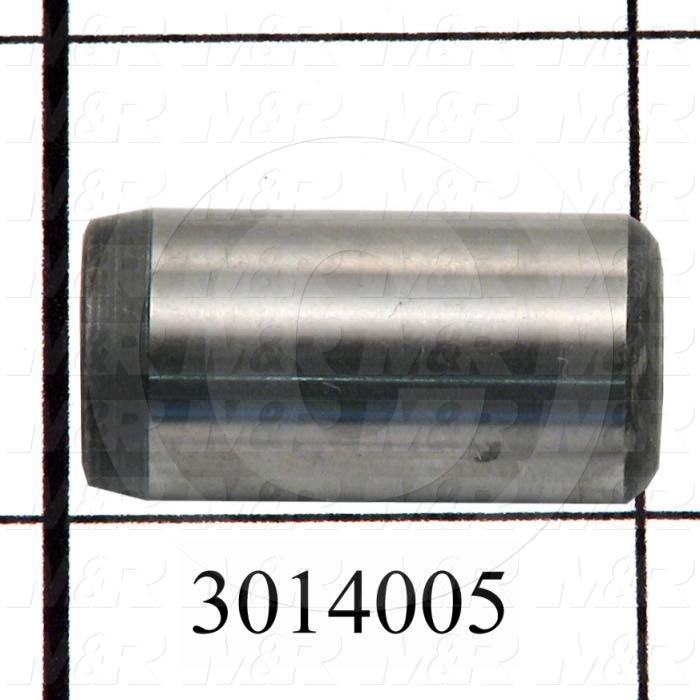Pin, Dowel Pin, ANSI, 0.50 in. Diameter, 1.00" Overall Length