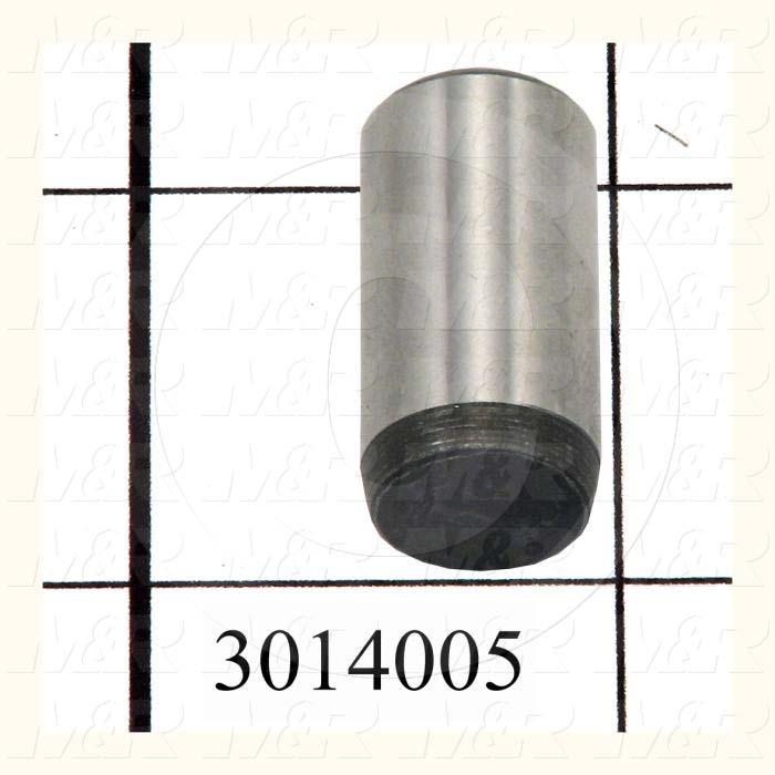 Pin, Dowel Pin, ANSI, 0.50 in. Diameter, 1.00" Overall Length