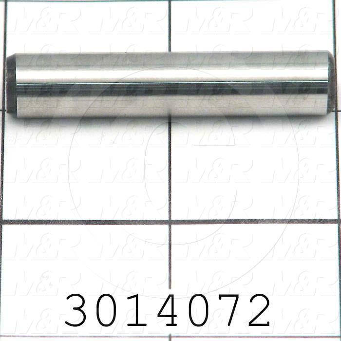 Pin, Dowel Pin, ISO, 10 mm Diameter, 2.80" Overall Length, Alloy Steel Material