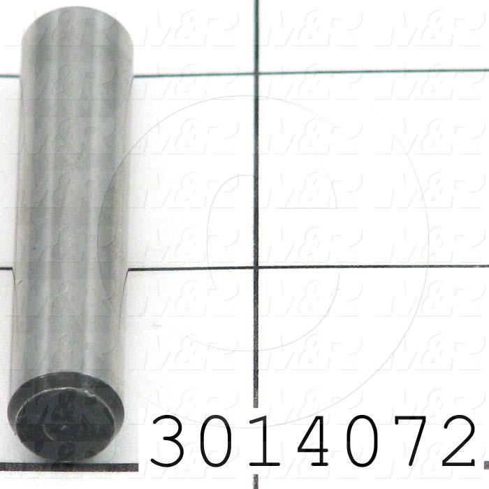 Pin, Dowel Pin, ISO, 10 mm Diameter, 2.80" Overall Length, Alloy Steel Material
