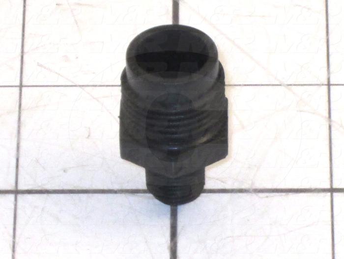 Pipe Fittings & Connectors, Adapter Type, Polyacetal Material, A x B 1/8" BSPT x 3/8" BSPT
