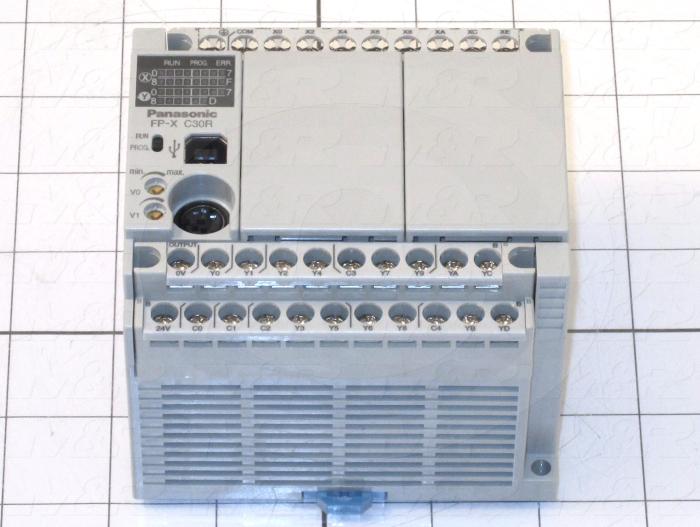 PLC, AFPX, 30 I/O, 16 Inputs, 14 Outputs, 32K, 100-240VAC