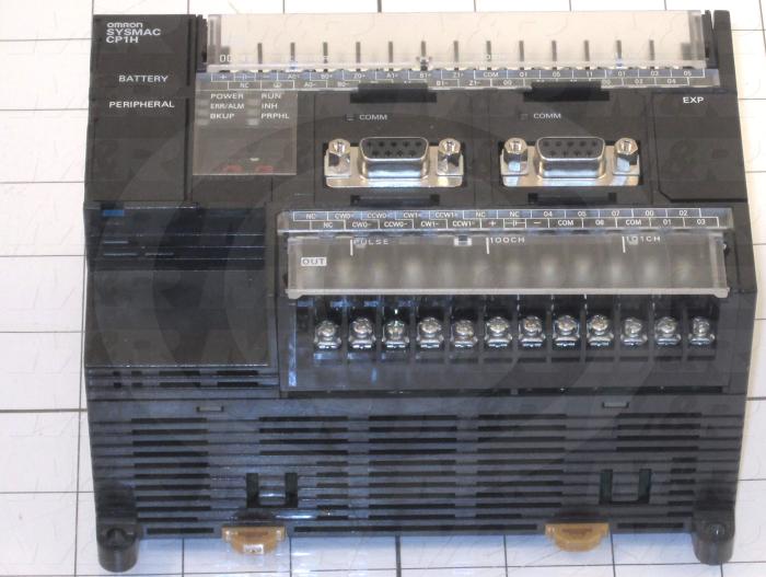 PLC, CP1H-Y With High Speed Position Control, 20 I/O, 12 Inputs, 8 Outputs, Transistor NPN, 20K
