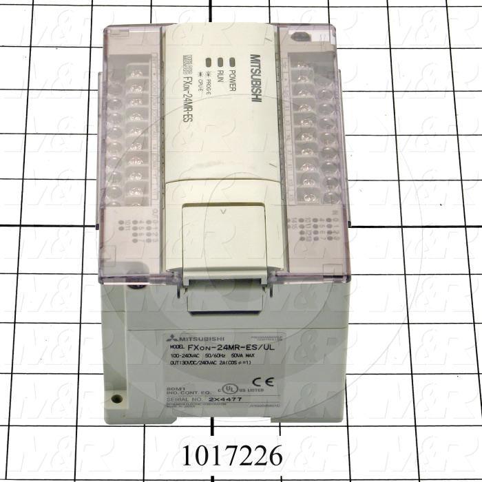 PLC, FX0N, 24 I/O, 14 Inputs, 24VDC Sink/Source, 10 Outputs, Relay