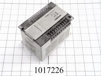 PLC, FX0N, 24 I/O, 14 Inputs, 24VDC Sink/Source, 10 Outputs, Relay