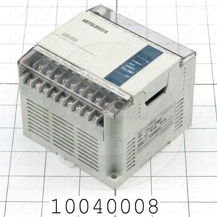 PLC, FX1N, 24 I/O, 14 Inputs, 10 Outputs, Transistor