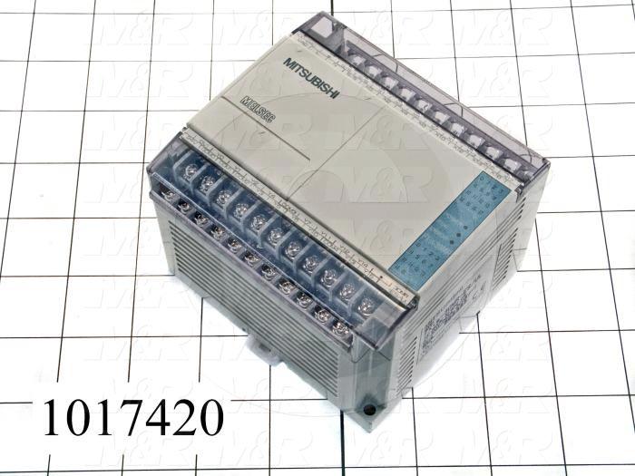 PLC, FX1S, 30 I/O, 16 Inputs, 14 Outputs, Relay