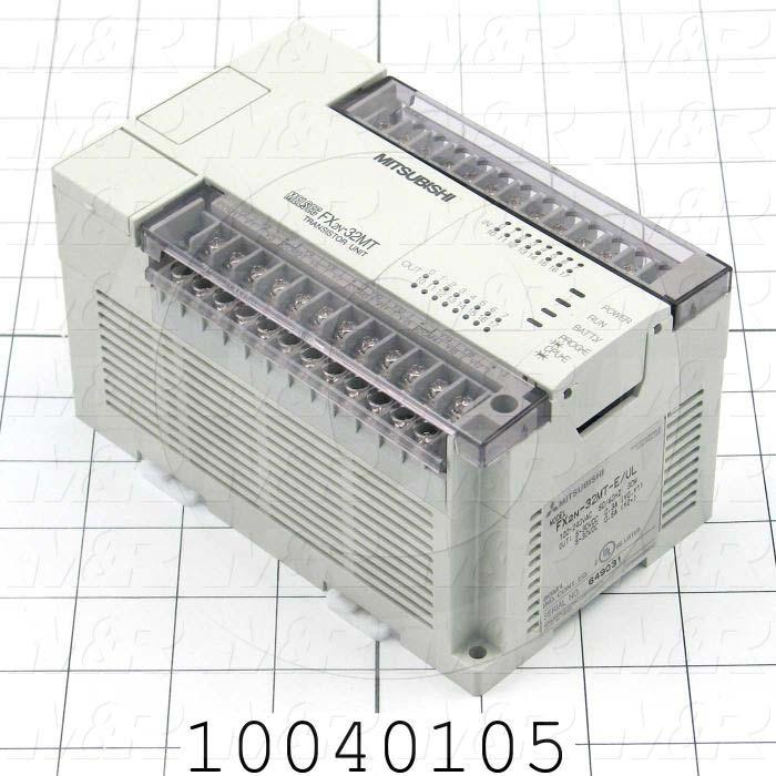 PLC, FX2N, 32 I/O, 16 Inputs, DC Sink In, 16 Outputs, Transistor Sink Out