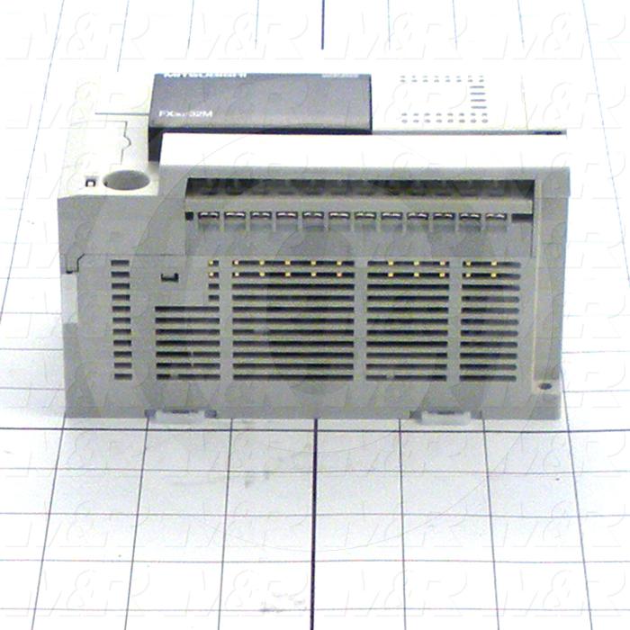 PLC, FX3U, 32 I/O, 16 Inputs, DC, 16 Outputs, Transistor, 100-240VAC