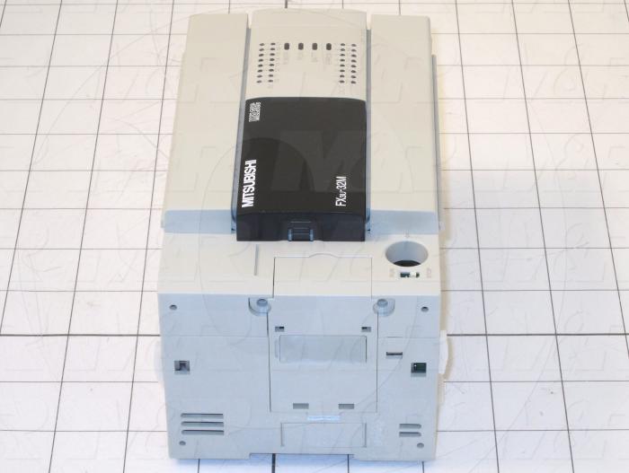 PLC, FX3U, 32 I/O, 16 Inputs, DC Sink In, 16 Outputs, Relay, 100-240VAC