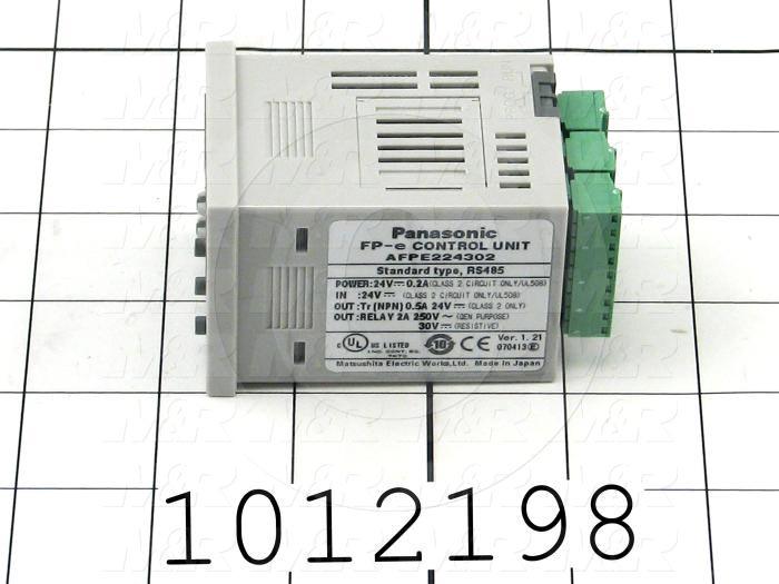 PLC/HMI Controller, 24VDC, 8 Inputs, 5 NPN Transistor Outputs, 1 Relay Output(s), RS485, Modbus Slave V1.2