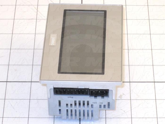 PLC/HMI Controller, 3.8", Touch Screen, 240x100 Pixel, TFT LCD, 24VDC, 8 Inputs, 4 Relay Output(s), 0 to 50 C, USB, Mini USB, With Clock