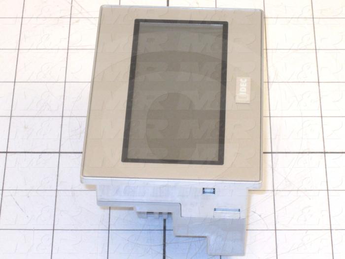 PLC/HMI Controller, 3.8", Touch Screen, 240x100 Pixel, TFT LCD, 24VDC, 8 Inputs, 4 Relay Output(s), 0 to 50 C, USB, Mini USB, With Clock