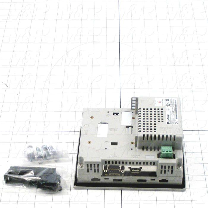 PLC/HMI Controller, 5.7", Touch Screen, Monochrome, 24VDC, 16 Inputs, 16 Output(s)