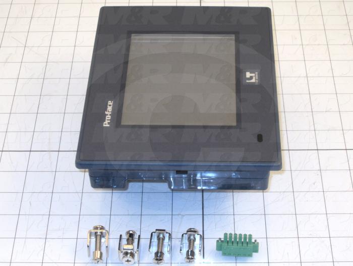 PLC/HMI Controller, 6", Touch Screen, Monochrome, 24VDC, 16 Inputs, 16 Output(s)