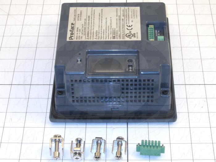 PLC/HMI Controller, 6", Touch Screen, Monochrome, 24VDC, 16 Inputs, 16 Output(s)