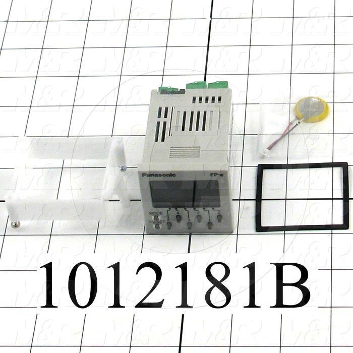 PLC/HMI Controller, FP Series, 24VDC, 6 DC Inputs, 1 Thermocouple Input, 6 Output(s), -30-740C, RS232C
