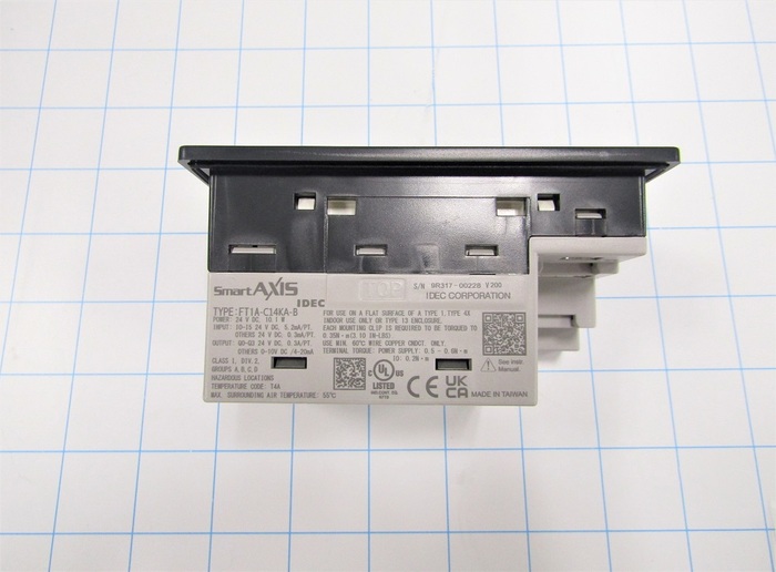 PLC/HMI Controller, FT1A Series, 3.8", Touch Screen, TFT Color, 24VDC