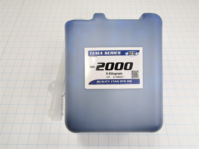 Polaris - Direct to Garment (DTG), M&R Brand, 5 kg Size, DTG Polaris Cyan Ink