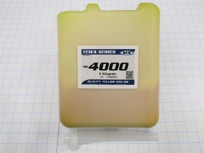 Polaris - Direct to Garment (DTG), M&R Brand, 5 kg Size, DTG Polaris Yellow Ink