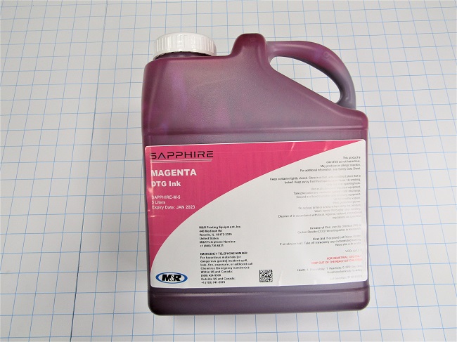 Polaris - Direct to Garment (DTG), M&R Brand, 5 Liters Size, Polaris Sapphire Magenta Ink (Qty 2 per Box)
