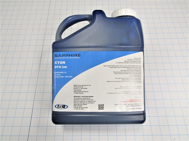 Polaris - Direct to Garment (DTG), M&R Brand, 5 Liters Size, Polaris Sapphire White Ink (Qty 2 per Box)