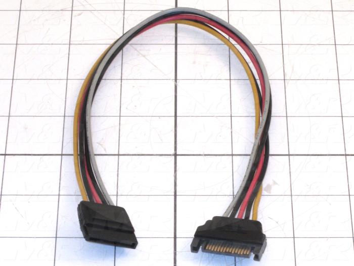 Power Cable, Power extension, CG, 12 IN