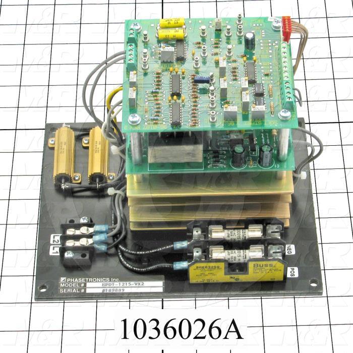 Power Controllers, SCR Power Controller, Single Phase, 120VAC, 15A, Fused