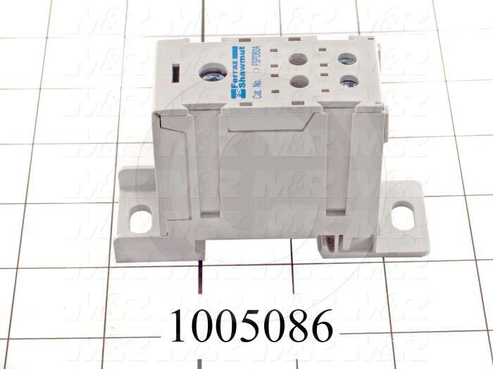 Power Distribution Block, 1 Line Connection/Pole, 2/0-14AWG Line Wire Range, 4 Load Connection/Pole, 2-14AWG Load Wire Range, 175A